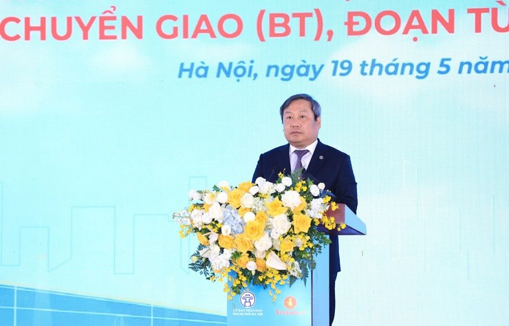 Chủ tịch UBND thành phố Hà Nội Vũ Đại Thắng phát biểu tại buổi Lễ. Ảnh: Lê Hải Chủ tịch UBND thành phố Hà Nội Vũ Đại Thắng phát biểu tại buổi Lễ. Ảnh: Lê Hải