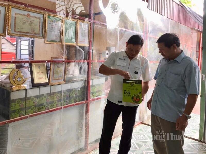 Sản phẩm OCOP 3 sao trà cà gai leo của Hợp tác xã cà gai leo Tủa Chùa được Sở Công Thương hỗ trợ máy móc, thiết bị phục vụ sản xuất, góp phần nâng cao năng suất, chất lượng sản phẩm.