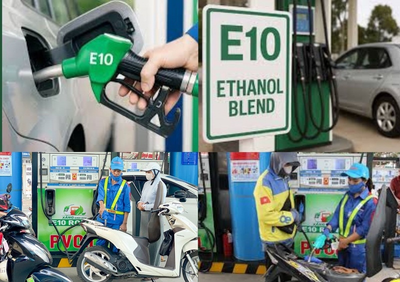 Xăng E10 đang dần được người tiêu dùng đón nhận. Ảnh: TT