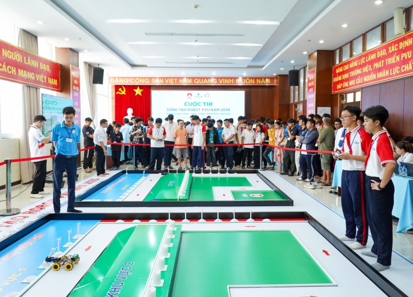 Sôi nổi vòng loại Cuộc thi Robot PVU năm 2026