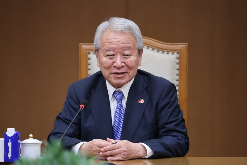 Chủ tịch JICA đề nghị Thủ tướng tiếp tục hỗ trợ, chỉ đạo để JICA tiếp tục góp phần thúc đẩy mạnh mẽ quan hệ song phương lên tầm cao mới - Ảnh: VGP/Nhật Bắc
