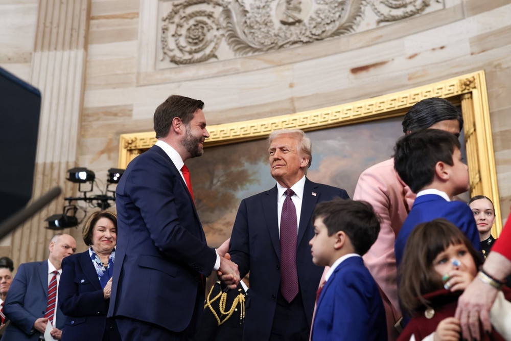 Tổng thống Mỹ Donald Trump và Phó Tổng thống Mỹ JD Vance. Ảnh: X/JDVance hkyya4wxqaa-hlz.jpg