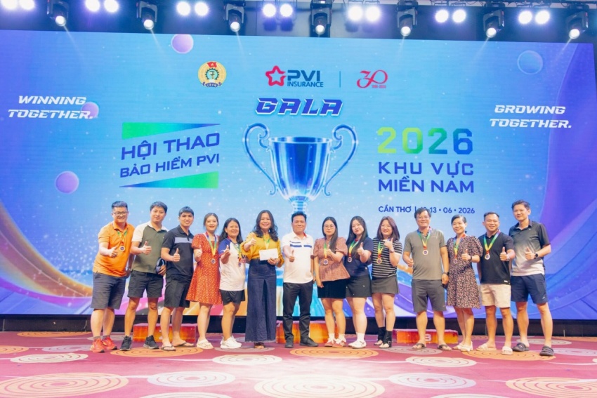 Hội thao PVI khu vực phía Nam năm 2026: Lan tỏa năng lượng, tinh thần đoàn kết và niềm tự hào PVI