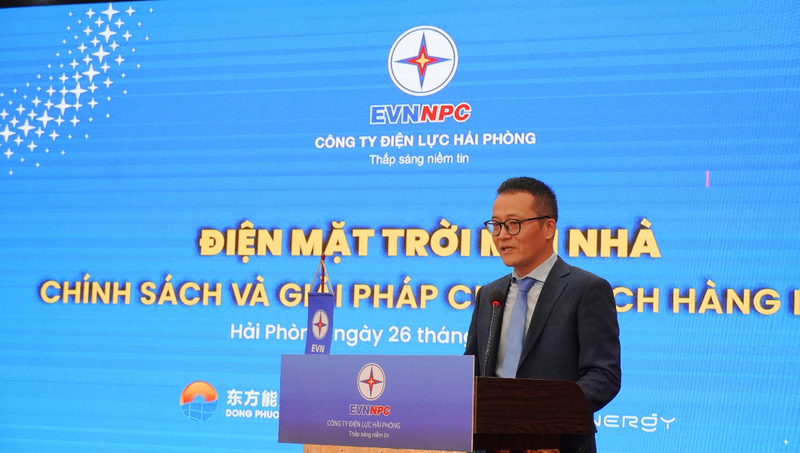 Tại chương trình Hội thảo, các đại biểu tham gia thảo luận chuyên sâu từ Công ty TNHH Xây dựng Năng lượng Đông Phương - đơn vị tổng thầu EPC chuyên nghiệp với hơn 80MV công suất đã triển khai tại nhiều tỉnh, thành trên cả nước