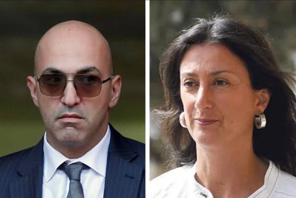 Yorgen Fenech và nữ nhà báo Daphne Caruana Galizia. Ảnh chụp màn hình. screenshot-2026-07-02-at-093300.jpg