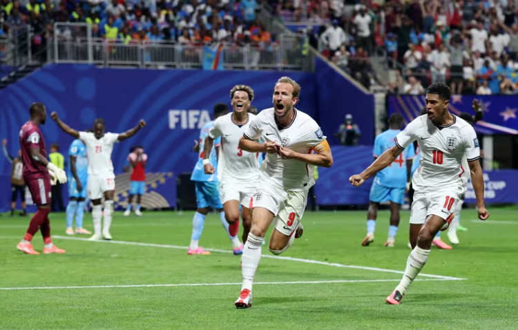 Harry Kane lập cú đúp giúp đội tuyển Anh lội ngược dòng trước Congo. Ảnh: FIFA.