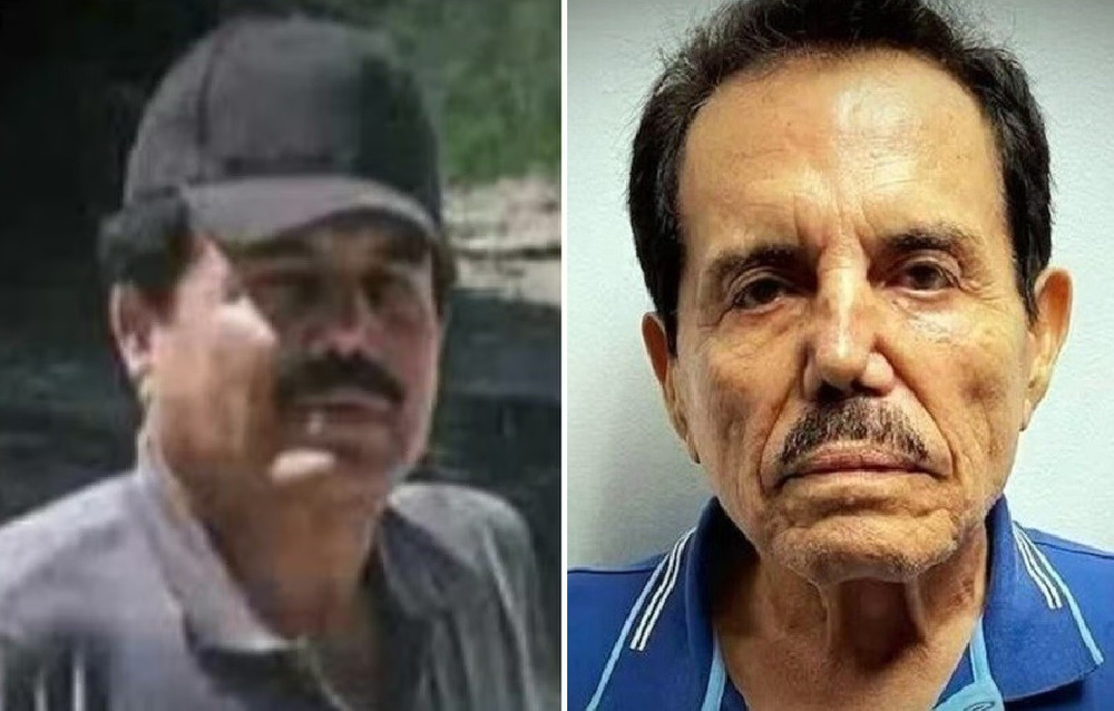Trùm ma tuý Ismael "El Mayo" Zambada lúc còn đang hoạt động (trái) và thời điểm bị giam giữ ở Mỹ (phải). Ảnh: CC/Charles Maurice Bettencourt Albareux el-mayo.jpg
