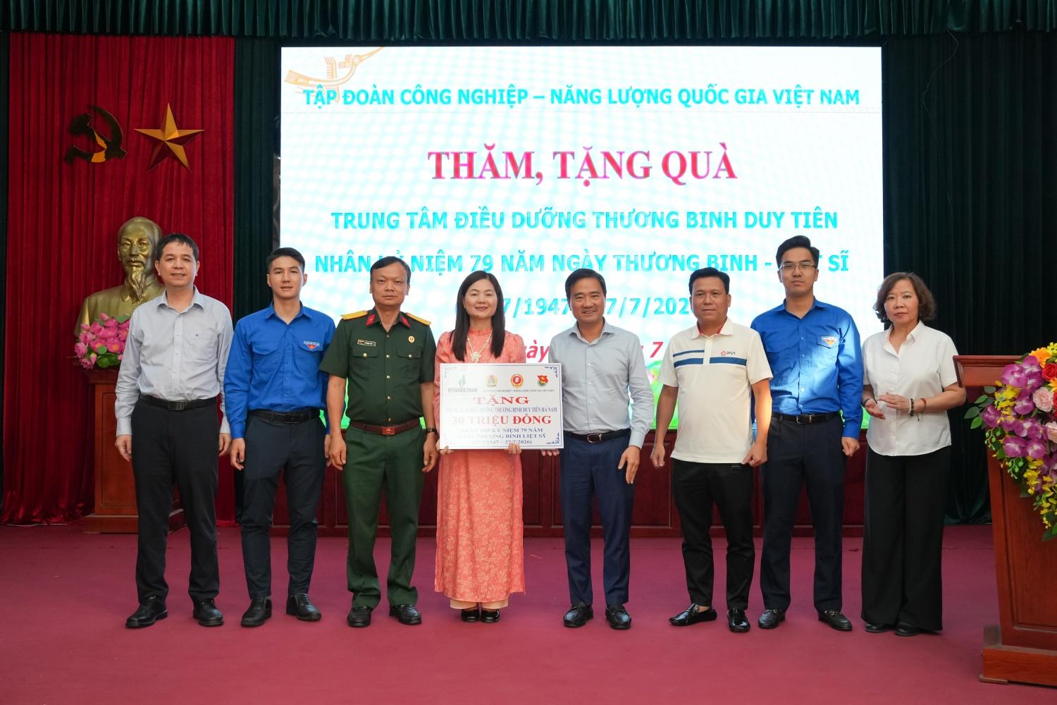 Petrovietnam tri ân các thương binh đang điều dưỡng tại Ninh Bình Petrovietnam tri ân các thương binh đang điều dưỡng tại Ninh Bình