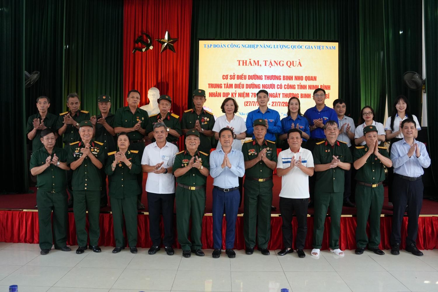 Petrovietnam tri ân các thương binh đang điều dưỡng tại Ninh Bình Petrovietnam tri ân các thương binh đang điều dưỡng tại Ninh Bình