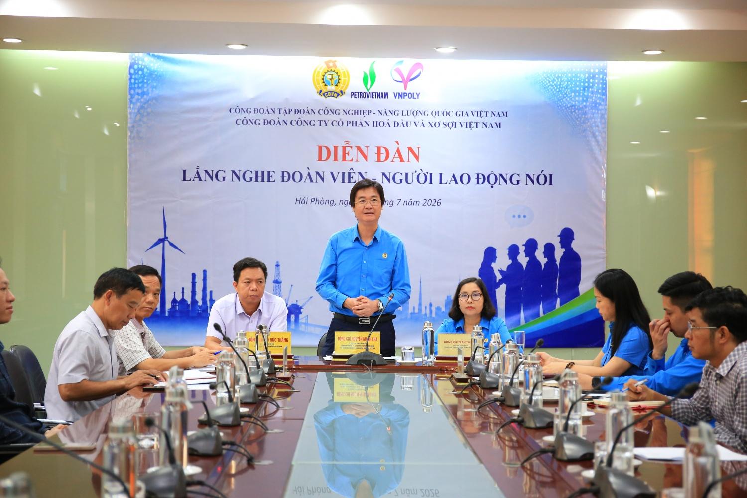 Công đoàn VNPOLY tổ chức Diễn đàn “Lắng nghe đoàn viên - Người lao động nói”