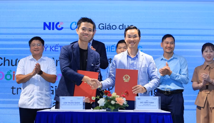 NIC và Canva ký kết Bản ghi nhớ hợp tác chiến lược, hướng tới nâng cao năng lực sáng tạo số, tư duy thiết kế, khả năng ứng dụng AI cho nhà giáo, học sinh trên cả nước. ai-4.jpg