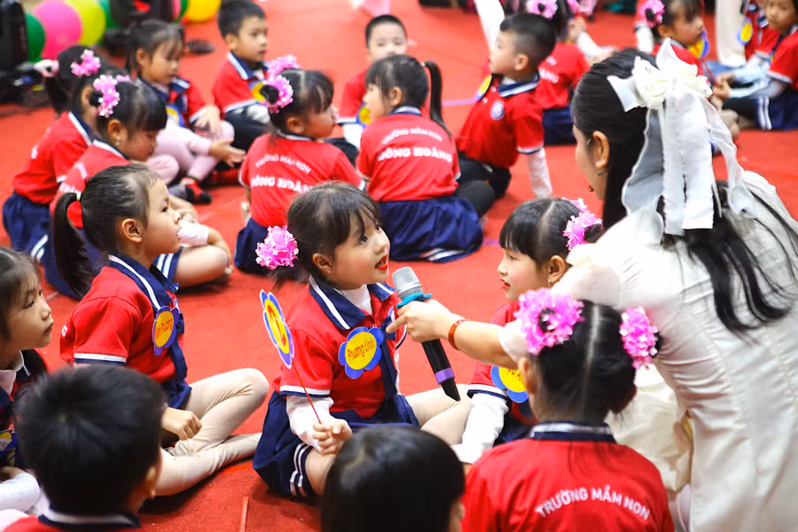 Hoạt động dạy trẻ nhận biết và thể hiện cảm xúc vui, buồn, tức giận của cô trò Trường Mầm non Đông Hoàng nay là Trường Mầm non Nam Đông Hưng (xã Nam Đông Hưng). img-8808.jpg