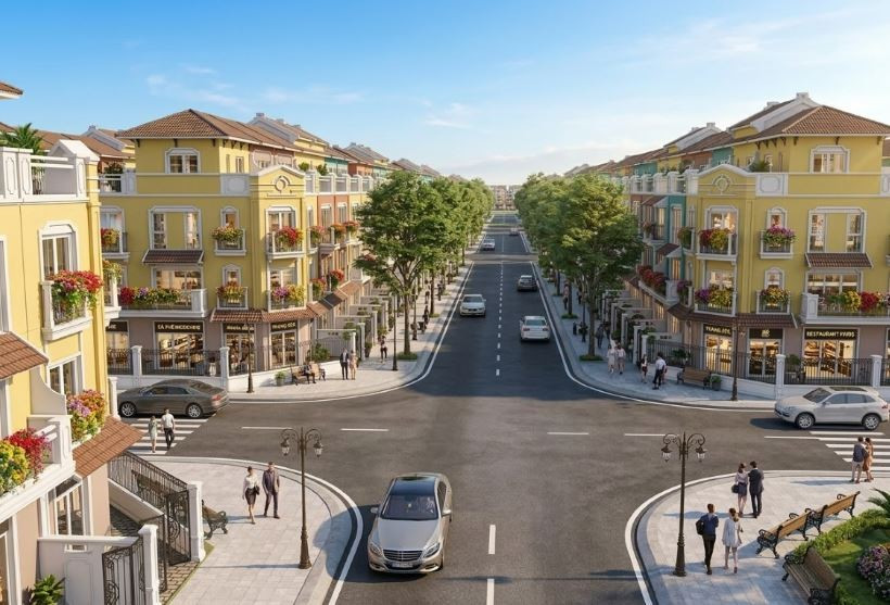 Giá trị an cư của liền kề/shophouse phân khu Mặt Trời được đầu tư đồng bộ