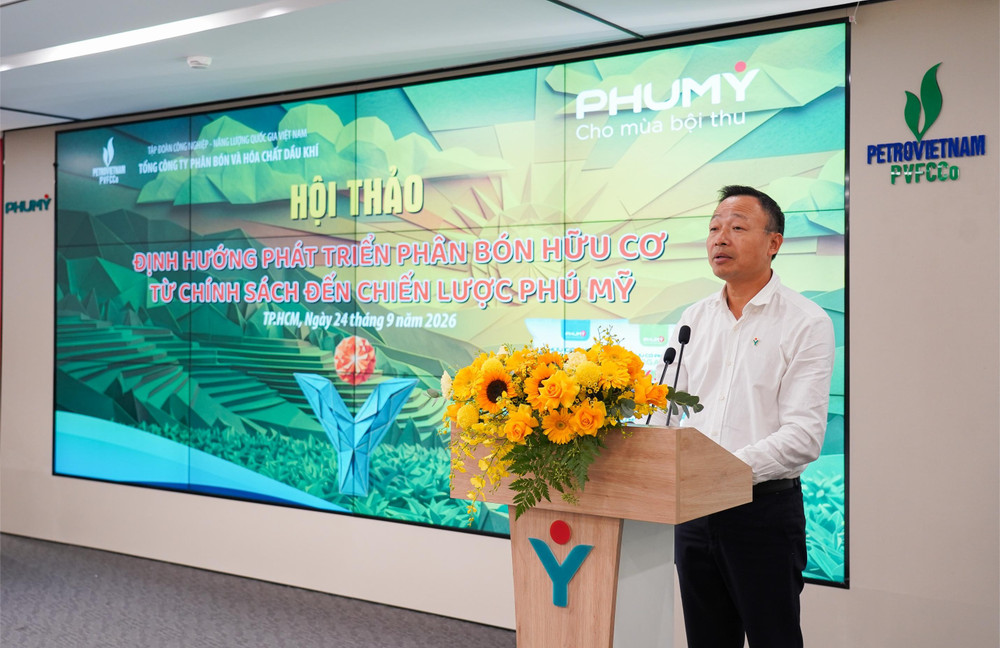 Ông Phan Công Thành - Tổng Giám đốc PVFCCo - Phú Mỹ nhấn mạnh, phát triển phân bón hữu cơ là định hướng lâu dài của Tổng công ty. ong-phan-cong-thanh-tong-giam-doc-pvfcco-phu-my-nhan-manh-phat-trien-phan-bon-huu-co-la-dinh-huong-lau-dai-cua-tong-cong-ty.jpg