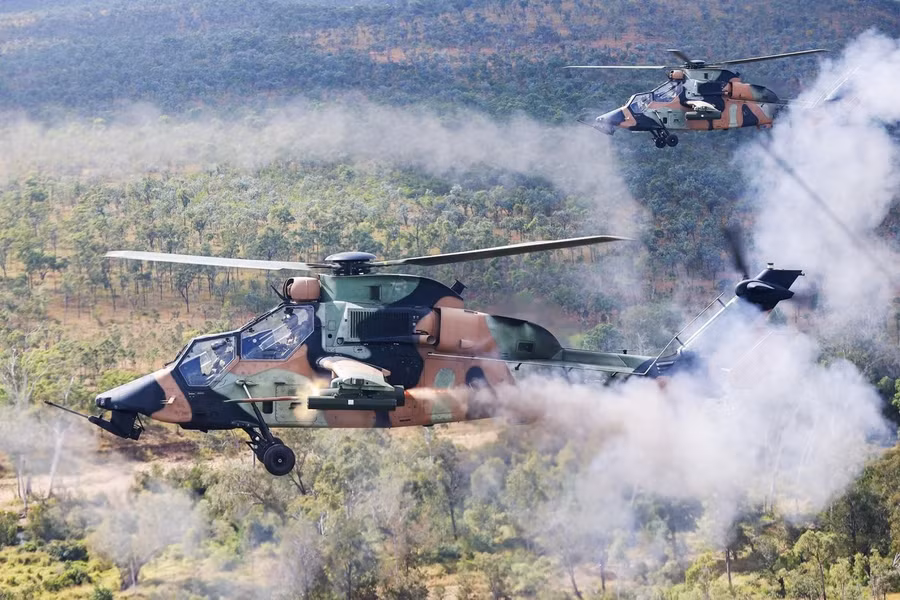 Trực thăng Eurocopter Tiger của Australia.