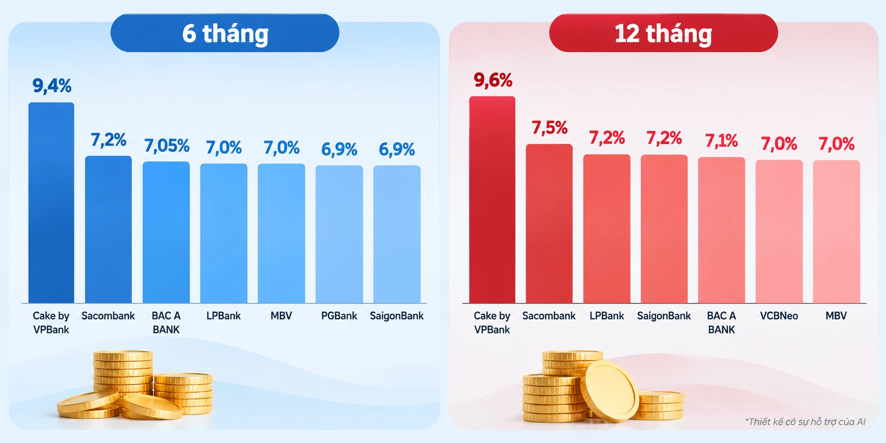 Lãi suất ngân hàng vào tháng 10: Nhiều lựa chọn trên 7%/năm, ưu đãi lên tới 9,6%/năm