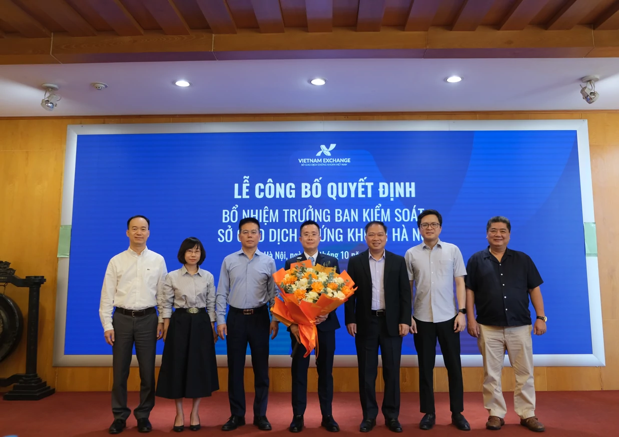 Bổ nhiệm Trưởng Ban Kiểm soát Sở GDCK Hà Nội Bổ nhiệm Trưởng Ban Kiểm soát Sở GDCK Hà Nội