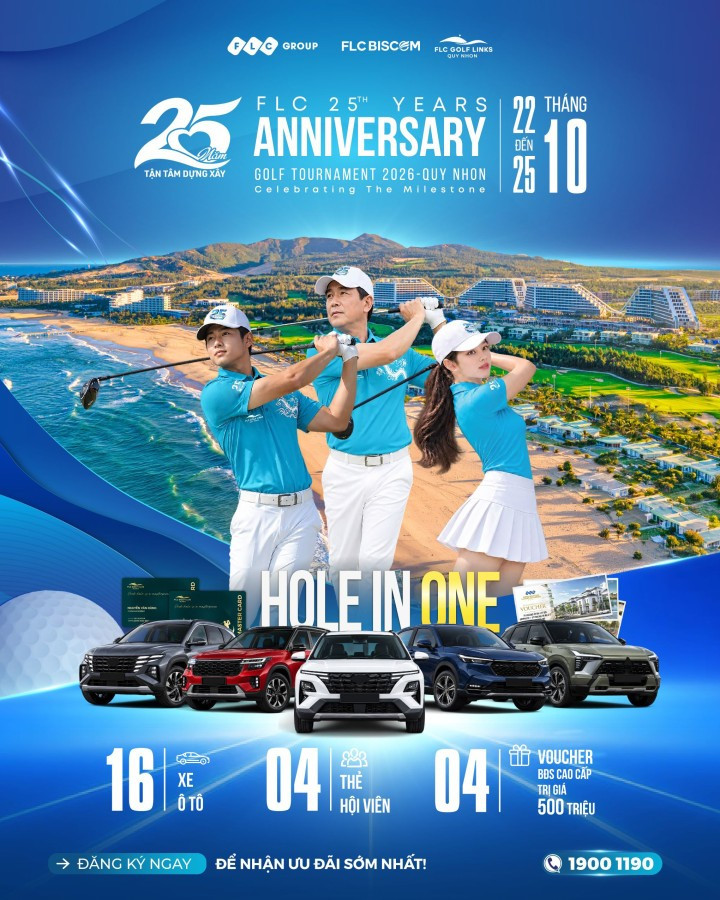 FLC Biscom tổ chức chuỗi giải golf đặc biệt mừng 25 năm thành lập Tập đoàn FLC ảnh 4 FLC Biscom tổ chức chuỗi giải golf đặc biệt mừng 25 năm thành lập Tập đoàn FLC ảnh 4