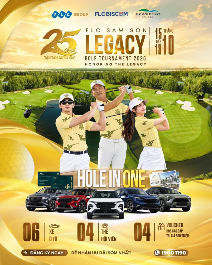 FLC Biscom tổ chức chuỗi giải golf đặc biệt mừng 25 năm thành lập Tập đoàn FLC ảnh 2 FLC Biscom tổ chức chuỗi giải golf đặc biệt mừng 25 năm thành lập Tập đoàn FLC ảnh 2