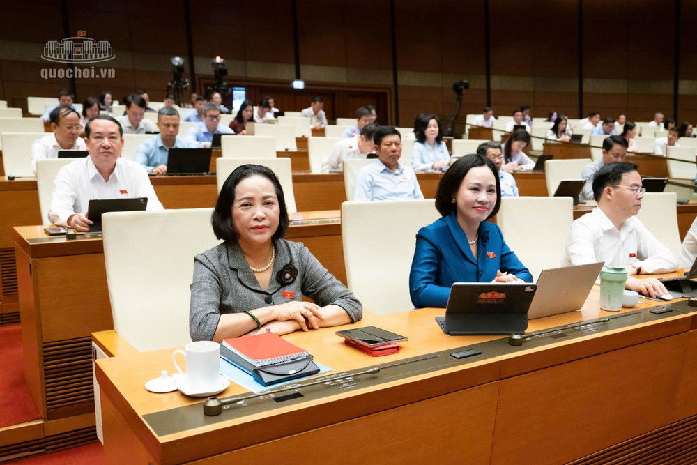 Các đại biểu Quốc hội tham dự phiên họp (ảnh QH). 90.jpg
